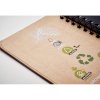 Carnet A5 En Papier FSC Avec Graines De Pin GROWNOTEBOOK 2eme De Couverture