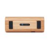 Enceinte Stéréo Bluetooth En Bambou SPEAKBOX Dos Enceinte Stéréo Bluetooth En Bambou SPEAKBOX Dos