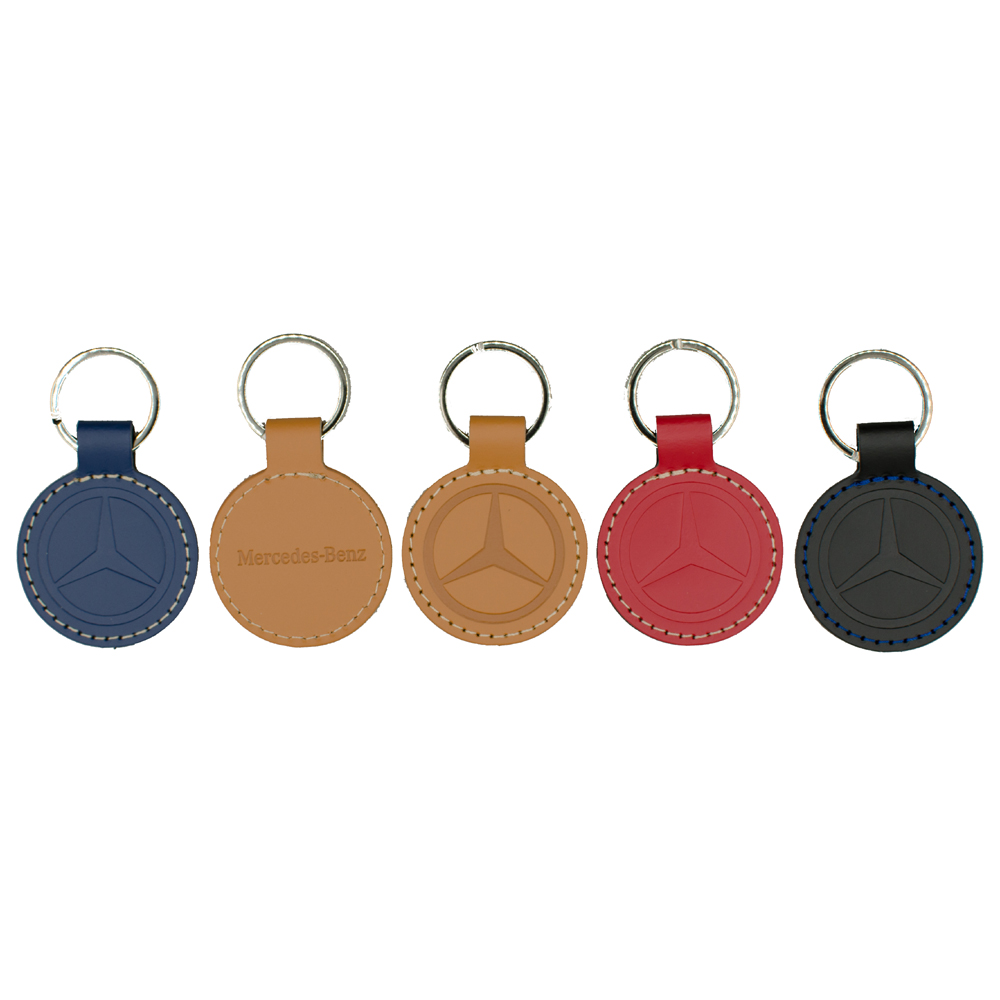 Porte clés vis en cuir recyclé - L'INATELIER Design & artisanat