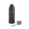Gourde En Aluminium 650ml RIO Noir Avec Marquage Gourde En Aluminium 650ml RIO Noir Avec Marquage