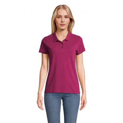 Polo Femme En Coton Bio 170g PLANET WOMEN Astral Purple