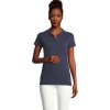 Polo Femme En Coton Bio 170g PLANET WOMEN French Marine Polo Femme En Coton Bio 170g PLANET WOMEN French Marine