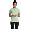 Polo Femme En Coton Bio 170g PLANET WOMEN Vert Glace Polo Femme En Coton Bio 170g PLANET WOMEN Vert Glace