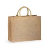 Sac en toile de jute avec intérieur laminé - 43x34x17,5cm - SHANTI