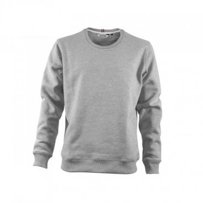 Sweatshirt En Coton Bio Et Polyester 360g ARCHIBALD Gris