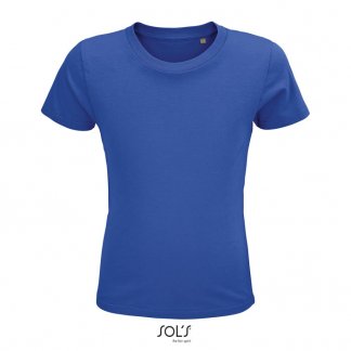 T Shirt Enfant Publicitaire En Coton Biologique 150g CRUSADER KIDS Bleu