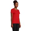 T Shirt Femme En Coton Bio 175g PIONEER WOMEN Rouge De Côté T Shirt Femme En Coton Bio 175g PIONEER WOMEN Rouge De Côté