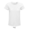 T Shirt Femme En Coton Biologique 150g CRUSADER WOMEN Blanc