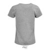 T Shirt Femme En Coton Biologique 150g CRUSADER WOMEN Gris Chiné Dos