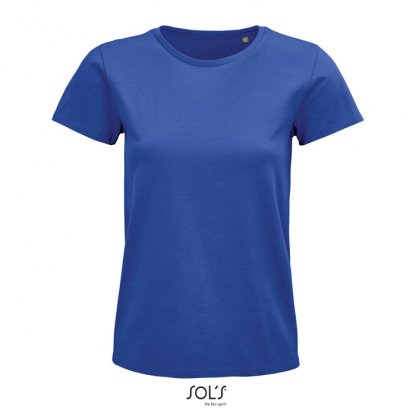 T Shirt Femme En Coton Biologique 175g PIONEER WOMEN Bleu