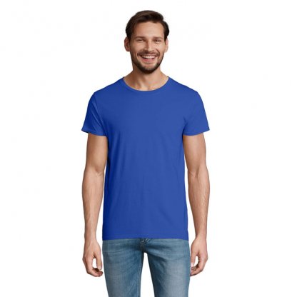 T Shirt Homme En Coton Bio 150g CRUSADER MEN T Shirt Bleu Roi De Face