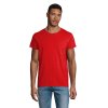 T Shirt Homme En Coton Bio 150g CRUSADER MEN T Shirt Rouge De Face