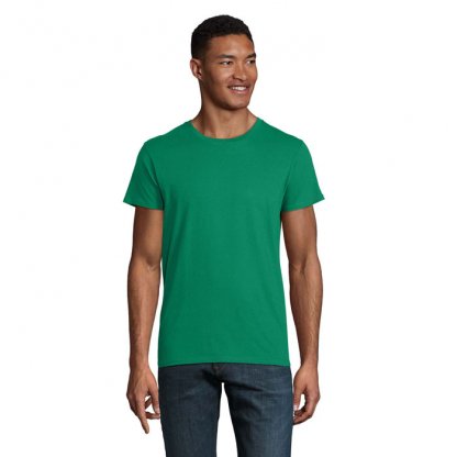 T Shirt Homme En Coton Bio 150g CRUSADER MEN T Shirt Vert De Face