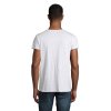 T Shirt Homme En Coton Bio 175g PIONEER MEN Blanc Chiné De Dos T Shirt Homme En Coton Bio 175g PIONEER MEN Blanc Chiné De Dos