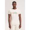 T Shirt Homme En Coton Bio 175g PIONEER MEN Naturel Avec Marquage Quadri T Shirt Homme En Coton Bio 175g PIONEER MEN Naturel Avec Marquage Quadri