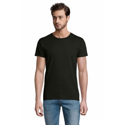 T Shirt Homme En Coton Bio 175g PIONEER MEN Noir Photo Principale