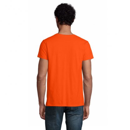 T Shirt Homme En Coton Bio 175g PIONEER MEN Orange De Dos