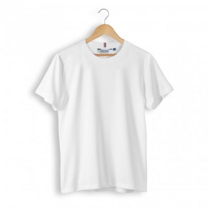 T Shirt Mixte Coton Biologique 240g ALPHONSE Blanc