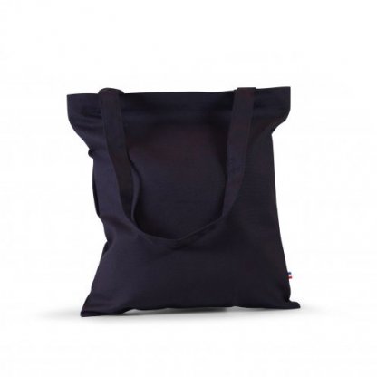 Tote Bag Promotionnel En Coton Biologique 280g 37x41cm JAVA MARIE Bleu Marine