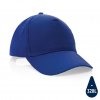 Casquette En Coton Recyclé 5 Pans 190g IMPACT Bleu Casquette En Coton Recyclé 5 Pans 190g IMPACT Bleu