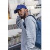 Casquette En Coton Recyclé 5 Pans 190g IMPACT Bleu Homme Casquette En Coton Recyclé 5 Pans 190g IMPACT Bleu Homme