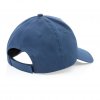 Casquette En Coton Recyclé 5 Pans 190g IMPACT Bleu Marine Profil Casquette En Coton Recyclé 5 Pans 190g IMPACT Bleu Marine Profil