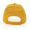 Casquette En Coton Recyclé 5 Pans 190g IMPACT Jaune Arrière Casquette En Coton Recyclé 5 Pans 190g IMPACT Jaune Arrière