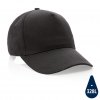 Casquette En Coton Recyclé 5 Pans 190g IMPACT Noir Casquette En Coton Recyclé 5 Pans 190g IMPACT Noir