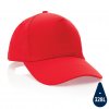 Casquette En Coton Recyclé 5 Pans 190g IMPACT Rouge Casquette En Coton Recyclé 5 Pans 190g IMPACT Rouge