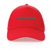 Casquette En Coton Recyclé 5 Pans 190g IMPACT Rouge Avec Marquage Casquette En Coton Recyclé 5 Pans 190g IMPACT Rouge Avec Marquage