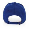 Casquette En Coton Recyclé 5 Pans 280g IMPACT Bleu Arrière