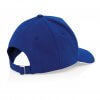 Casquette En Coton Recyclé 5 Pans 280g IMPACT Bleu Profil