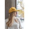 Casquette En Coton Recyclé 5 Pans 280g IMPACT Jaune Femme