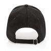 Casquette En Coton Recyclé 5 Pans 280g IMPACT Noir Arrière