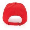 Casquette En Coton Recyclé 5 Pans 280g IMPACT Rouge Arrière