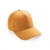 Casquette En Coton Recyclé 5 Pans 280g IMPACT Orange Sundial