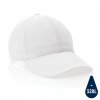 Casquette En Coton Recyclé 6 Pans 190g IMPACT Blanc