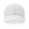 Casquette En Coton Recyclé 6 Pans 190g IMPACT Blanc Face