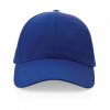 Casquette En Coton Recyclé 6 Pans 190g IMPACT Bleu Face