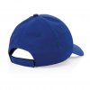 Casquette En Coton Recyclé 6 Pans 190g IMPACT Bleu Profil