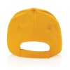 Casquette En Coton Recyclé 6 Pans 190g IMPACT Jaune Arrière