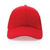 Casquette En Coton Recyclé 6 Pans 190g IMPACT Rouge Face