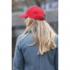 Casquette En Coton Recyclé 6 Pans 190g IMPACT Rouge Femme