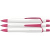 Stylo Bille En PET Recyclé RECO Blanc Rose
