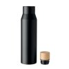Bouteille Isotherme En Acier Inoxydable Et Bois 500ml DUDINKA Bouchon Anti Fuite