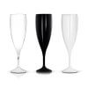 Flute à Champagne En Tritan 140ml TRANSPARENT CHAMPAGNE VERRE 3 Couleurs