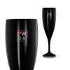 Flute à Champagne En Tritan 140ml TRANSPARENT CHAMPAGNE VERRE Noir