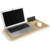 Plateau Support Ordinateur Portable En Bambou BAMDYTRAY Avec Accessoires Plateau Support Ordinateur Portable En Bambou BAMDYTRAY Avec Accessoires