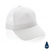 Casquette De Routier En Coton Recyclé 5 Pans 190g IMPACT Blanc