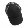 Casquette De Routier En Coton Recyclé 5 Pans 190g IMPACT Noire Dessus